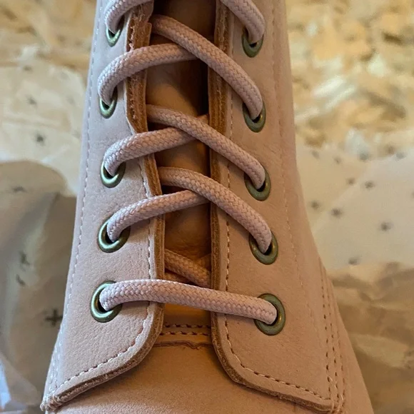 Dr. Martens Powder Pink Combat Boots - Picture 6 of 10